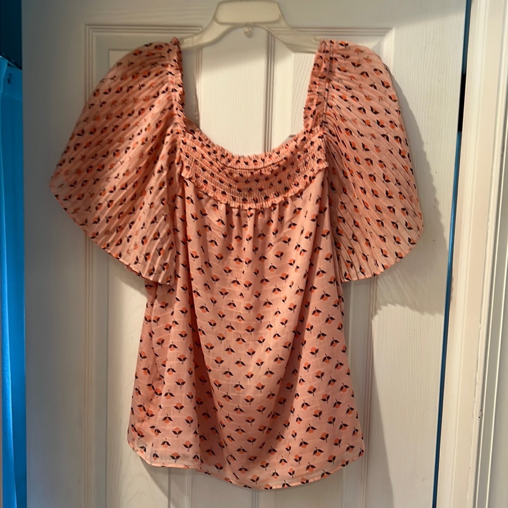 Ann Taylor blouse with pleated sleeves XXL